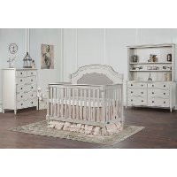 French Linen 5 in-1 Convertible Crib - Julienne