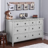 Grey Mist 6-Drawer Double Dresser - Julienne