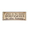 Cream Distressed Wooden Spontaneous Wall Sign-2