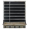 Wood Chalkboard with Shelf and 5 Hangers
