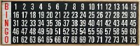 Wooden Bingo Board Decor