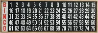 Wooden Bingo Board Decor