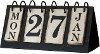 Chip Black Metal Desk Calendar-2