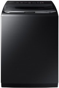 WA54M8750AV Samsung 5.4 cu. ft. High-Efficiency Top Load Washer with Activewash and Steam - Black Stainless Steel