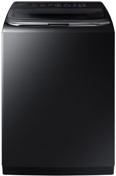 WA54M8750AV Samsung Top Load Washer - 5.4 cu. ft. Black Stainless Steel