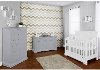 White/ Distressed Navy 5 in-1 Convertible Crib - Parker-1
