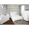 White/ Distressed Navy 5 in-1 Convertible Crib - Parker-3