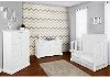 White/ Distressed Navy 5 in-1 Convertible Crib - Parker-5