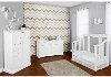 White/ Dove Grey 5 in-1 Convertible Crib - Parker -2