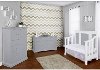 White/ Dove Grey 5 in-1 Convertible Crib - Parker -3