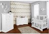 White/ Dove Grey 5 in-1 Convertible Crib - Parker -5