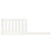 Distressed White Toddler Rail - Aurora