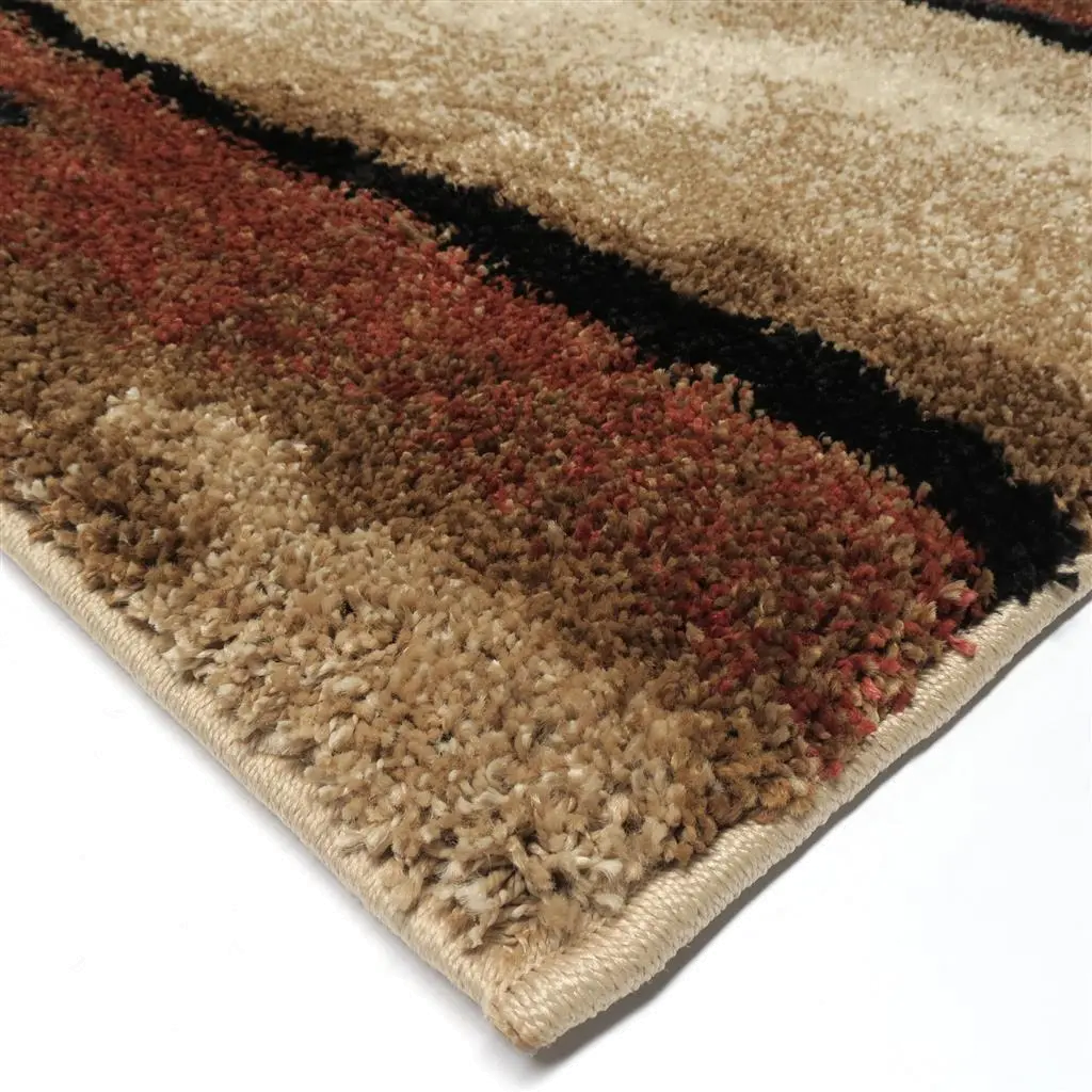 NXTGENERATION/4413/7.10X10.10 Next-Generation 8 x 11 Rock Cliff Multi-Colored Area Rug-3