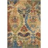 5 x 8 Medium Distressed Multi-Colored Area Rug - Bohemian