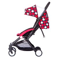 Red/ Black/ White Urban Stroller - Mia Moda -2
