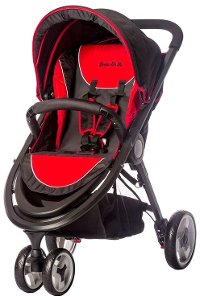 Black/ Red Ultra-Stroller - Venus