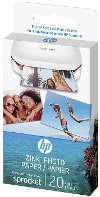 1AH01A HP ZINK Sticky-Backed 2x3 Inch Photo Paper for HP Sprocket - 20 Sheet Pack