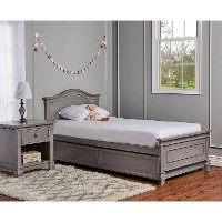 Storm Grey Youth Twin Bed - Sante Fe