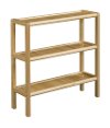 Blonde Birch Wood Console Shoe Rack - Abingdon