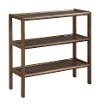 Antique Chestnut 3 Shelf Large Console - Abingdon