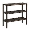 Espresso Brown Solid Wood 3 Tier 38 Inch Bookshelf - Abingdon