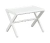 White Birch Wood Large Stool - Abingdon