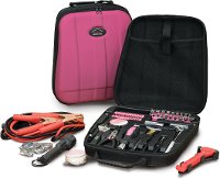 Pink 63 Piece Travel and Auto Toolkit
