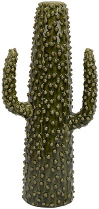 Green Ceramic Saguaro Cactus Figurine