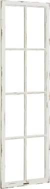 Magnolia Home Furniture Distressed White Oversized Wooden Window Frame
