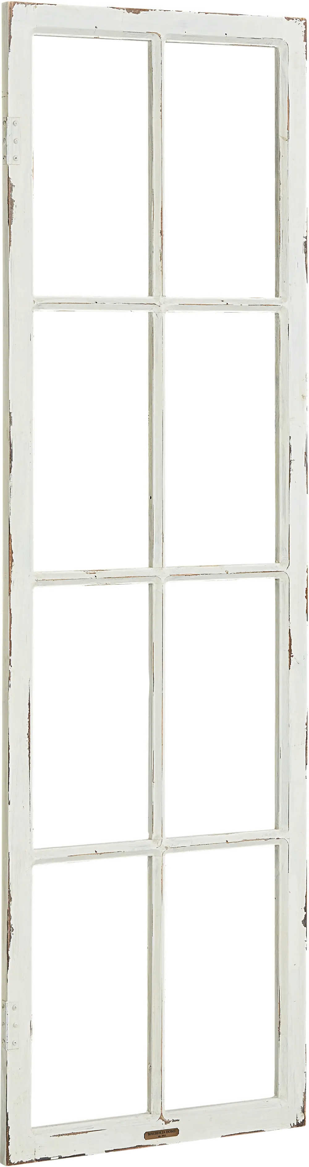 Magnolia Home Furniture Distressed White Wood Window Frame-1