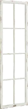 Magnolia Home Furniture Distressed White Wood Window Frame