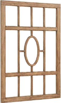 Magnolia Home Furniture Driftwood Center Oval Window Pane