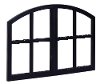 Magnolia Home Furniture Chimney Black Simple Window Pane