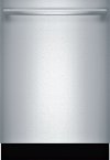 SHXM65W55N Bosch 500 Series Dishwasher with InfoLight and Towel Bar - 24 Inch Stainless Steel