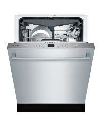 SHXM65W55N Bosch 500 Series Dishwasher with InfoLight and Towel Bar - 24 Inch Stainless Steel-3