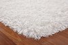 5 x 7 Medium White Shag Rug - Crystal