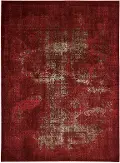 Karma 8 x 11 Red Area Rug