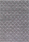 5 x 7 Medium Gray, Ivory & Blue Rug - Thema