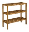 Cinnamon Birch Wood 3-shelf Large Console - Beaumont