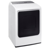 DVE54M8750W Samsung Electric Dryer with Steam - 7.4 cu. ft. White-2