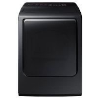 DVE54M8750V Samsung Electric Dryer with Steam - 7.4 cu. ft. Black Stainless Steel