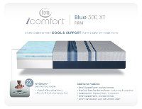 801888-3070 Serta i-Comfort Blue 300 XT Luxury Firm California King Mattress -3
