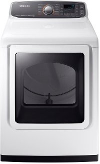 DVE52M7750W Samsung Extra-Large Capacity Electric Dryer - 7.4 cu. ft. White
