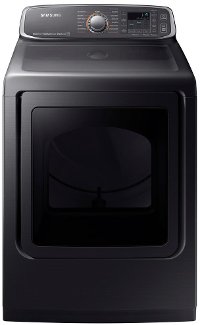 DVE52M7750V Samsung 7.4 cu. ft. Electric Dryer with Steam - Black Stainless Steel