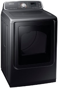 DVG52M7750V Samsung Gas Eco Dry Dryer - 7.4 cu. ft. Black Stainless Steel-3