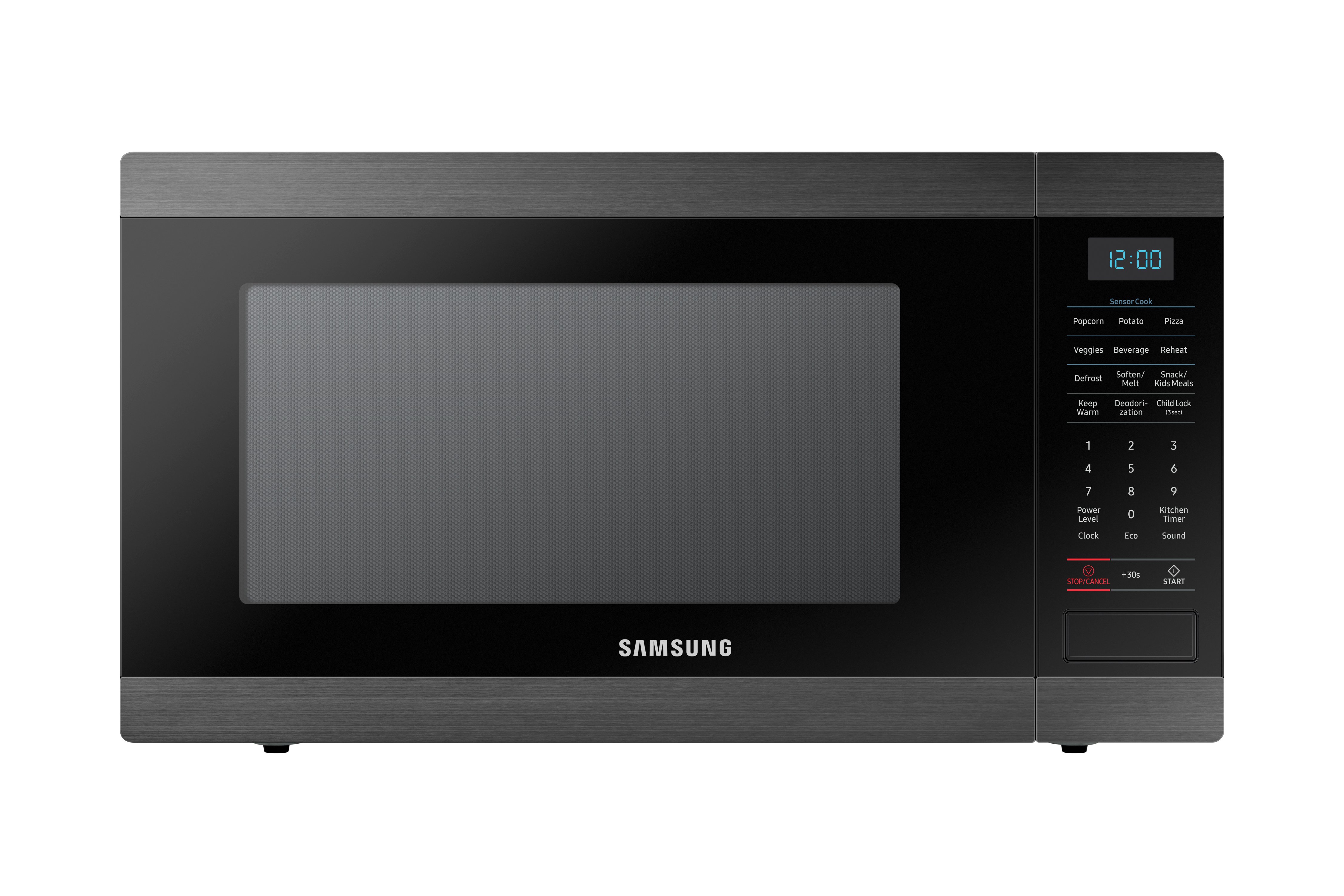 MS19M8000AG Samsung Countertop Microwave - 1.9 cu. ft. Black Stainless Steel-1