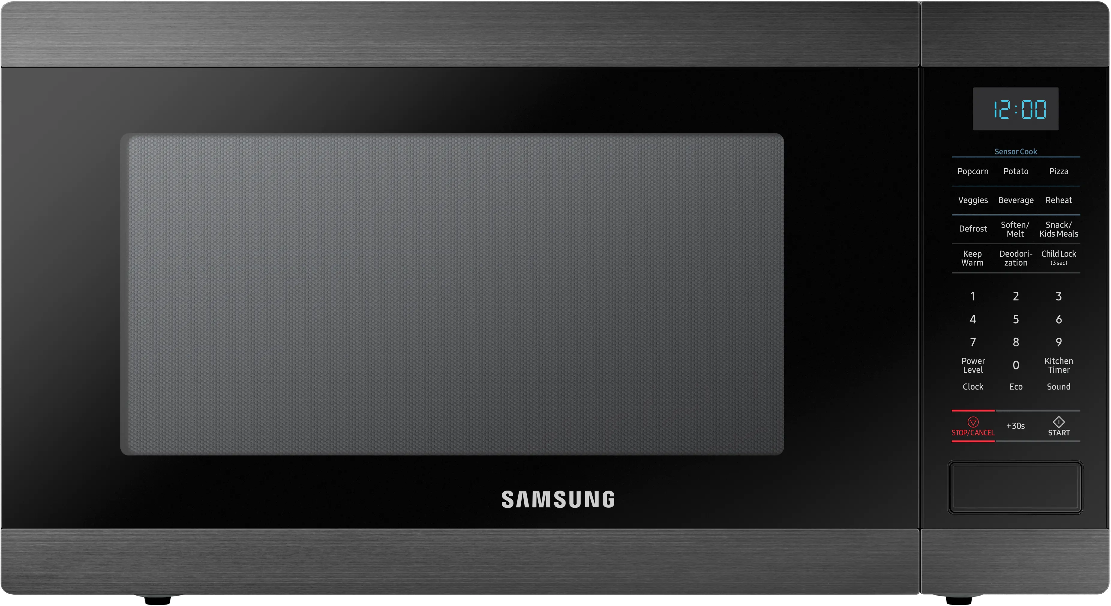 MS19M8000AG Samsung Countertop Microwave - 1.9 cu. ft. Black Stainless Steel-1