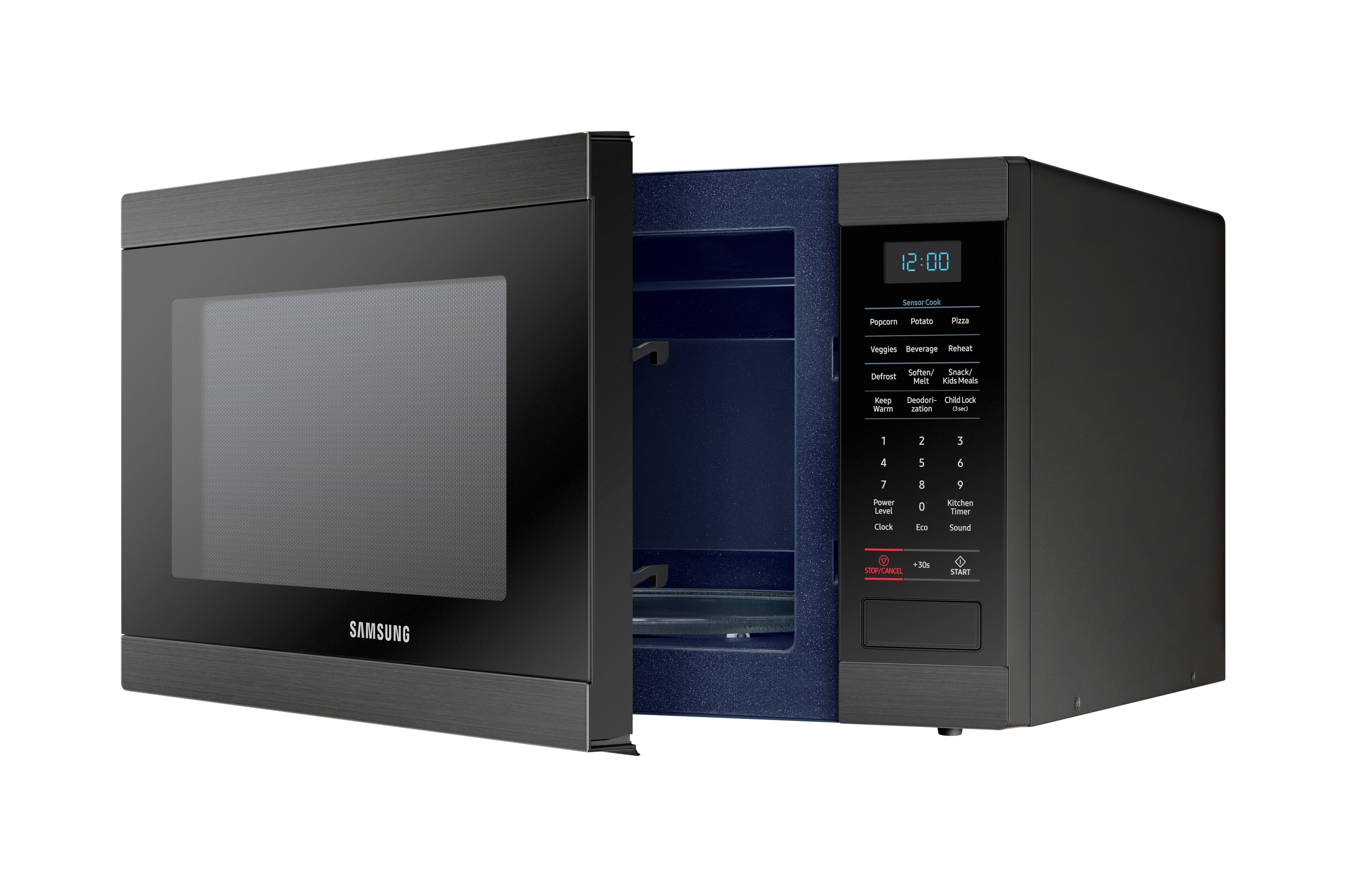 MS19M8000AG Samsung Countertop Microwave - 1.9 cu. ft. Black Stainless Steel-3