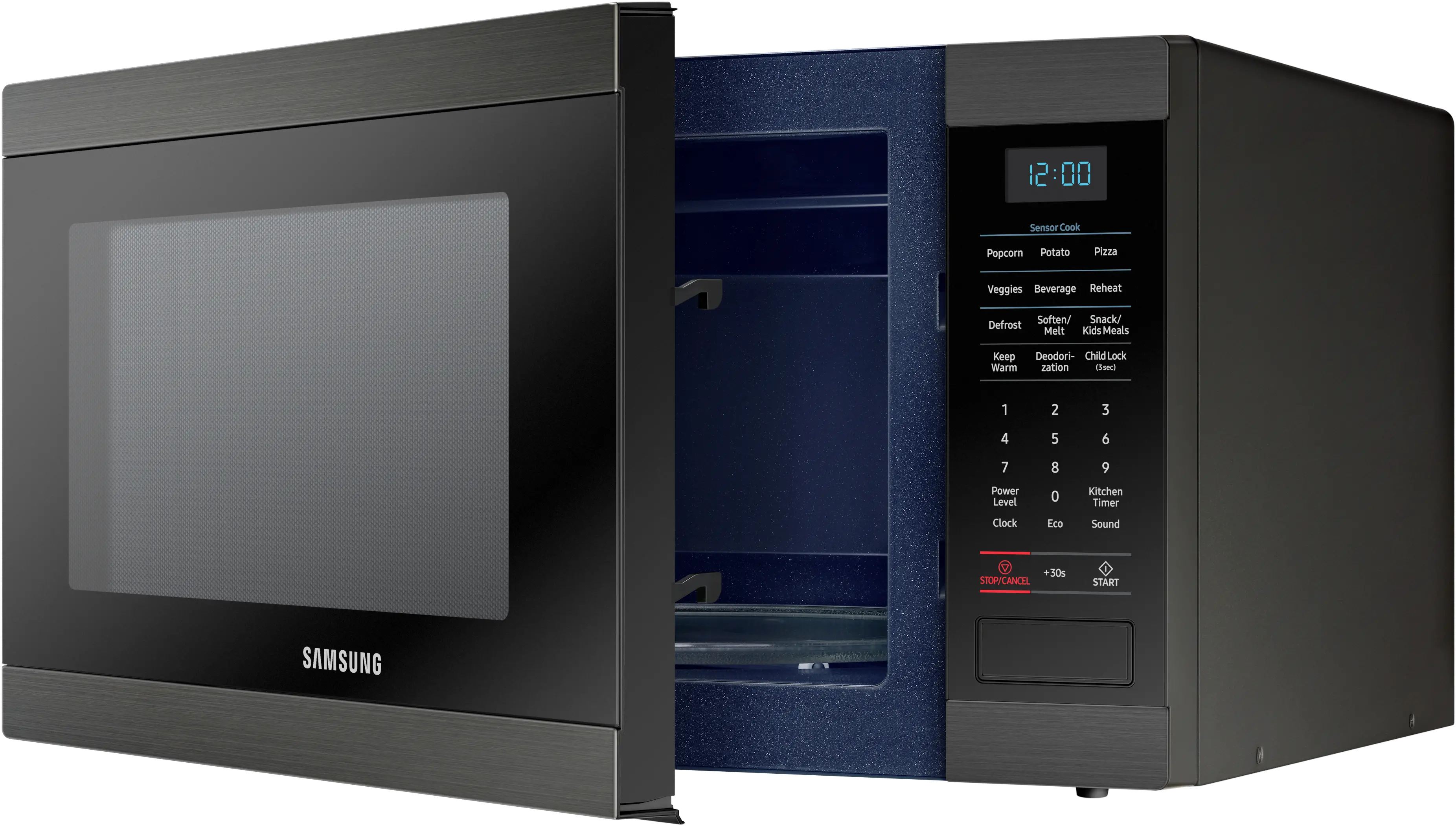 MS19M8000AG Samsung Countertop Microwave - 1.9 cu. ft. Black Stainless Steel-3