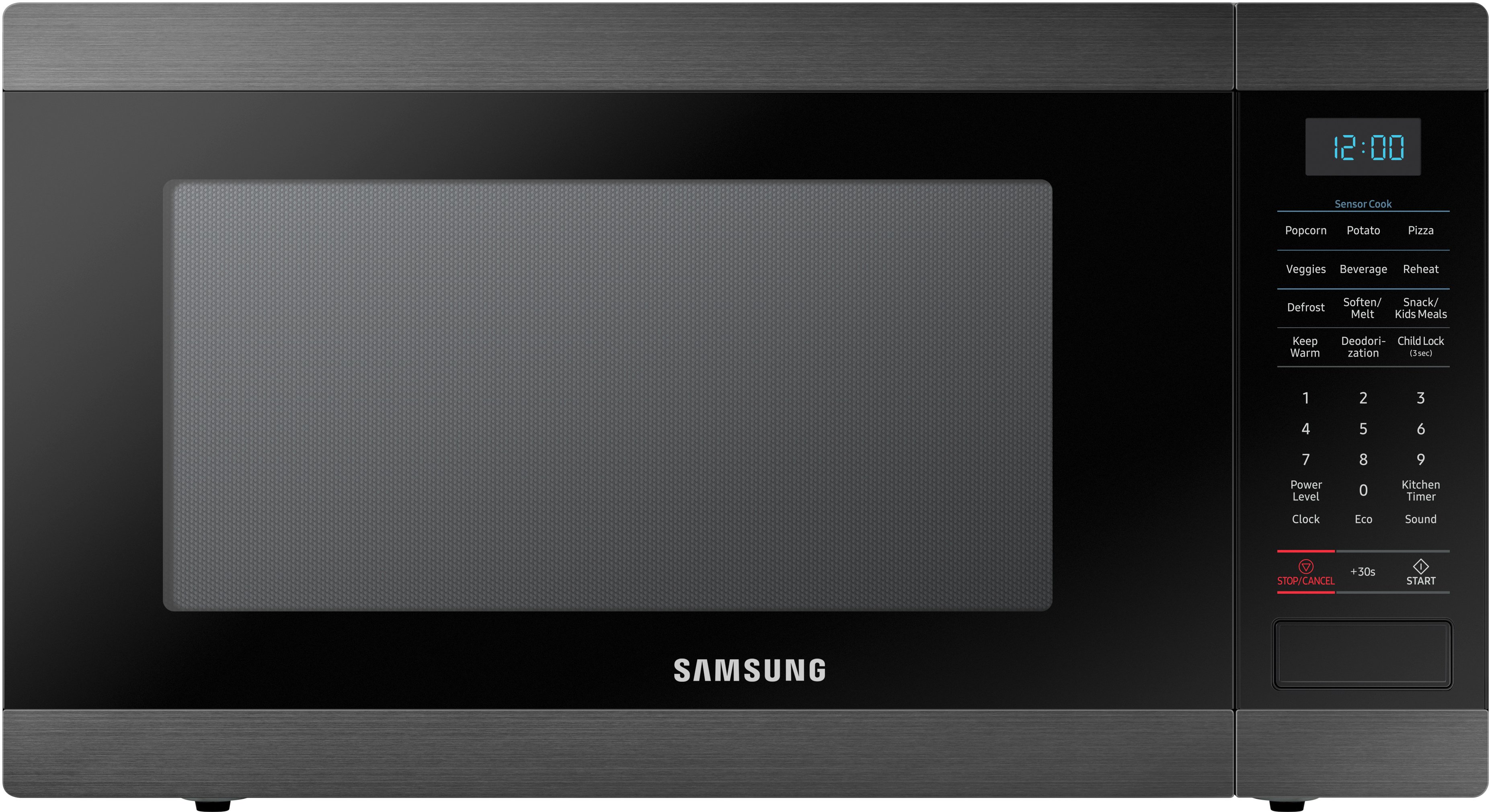 MS19M8020TG Samsung Countertop Microwave - 1.9 cu. ft., Black Stainless Steel-1